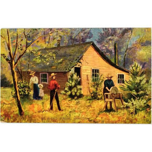 Settlers House Manitoba Canada Postcard